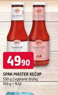 Terno Spak master kečup 530 g nabídka