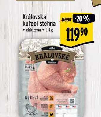 Albert Královská kuřecí stehna • chlazená • 1 kg nabídka