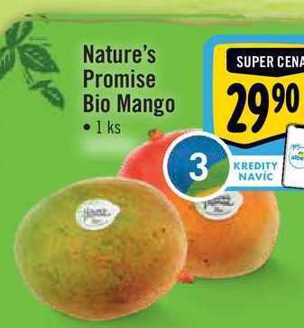 Albert Nature's promise bio mango • 1 ks nabídka
