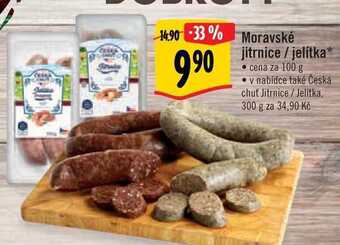 Albert Moravské jitrnice / jelítka 100 g nabídka
