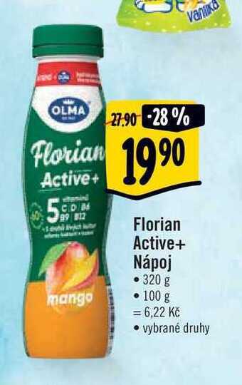 Albert Florian active+ nápoj 320 g nabídka