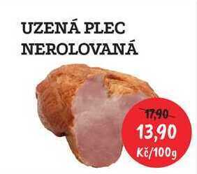 RABBIT řeznictví Uzená plec nerolovaná, 100 g nabídka
