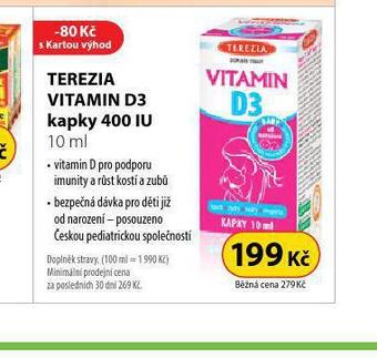 Dr. Max Terezia vitamin d3 kapky 400 iu nabídka