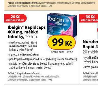 Dr. Max Ibalgin rapidcaps nabídka