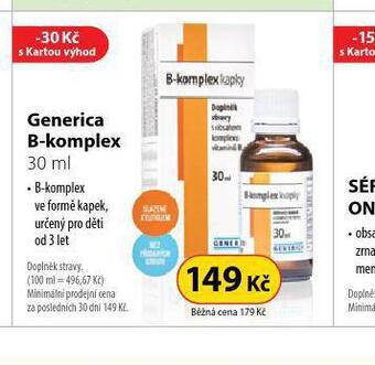 Dr. Max Generica b-komplex nabídka