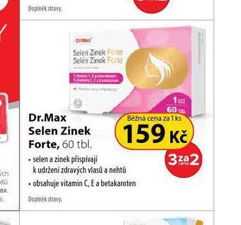 Dr. Max Dr. max selen zinek forte nabídka