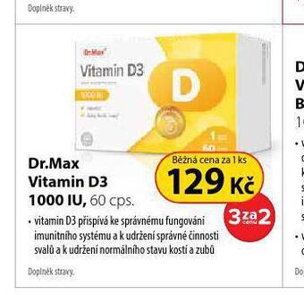 Dr. Max Dr. max vitamin d3 1000 iu nabídka