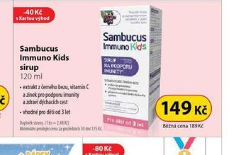 Dr. Max Sambucus immuno kids sirup nabídka
