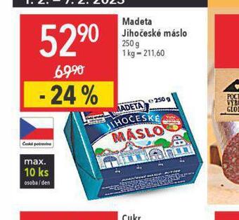 Globus Jihočeské máslo nabídka