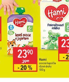 Globus Hami ovocná kapsička nabídka