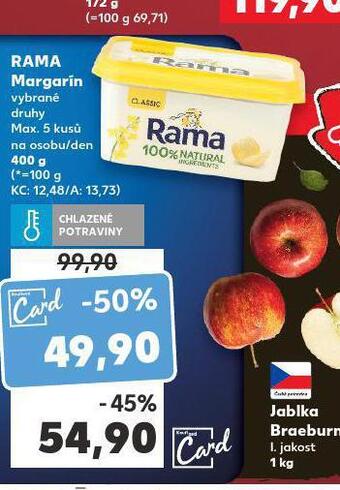 Kaufland Rama margarín nabídka