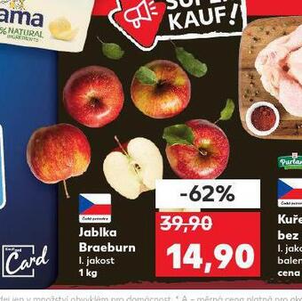 Kaufland Jablka braeburn nabídka
