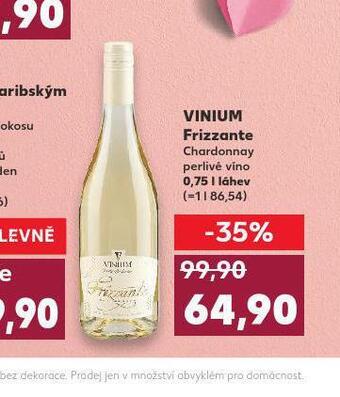 Kaufland Vinium frizzante nabídka