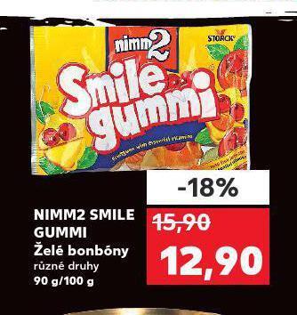 Kaufland Nimm2 smile gummi nabídka