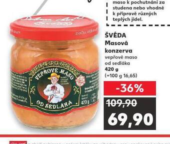 Kaufland Švéda masová konzerva nabídka