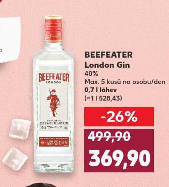 Kaufland Beefeater london gin nabídka