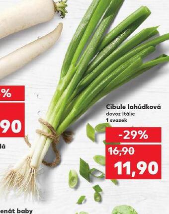 Kaufland Cibule lahůdková nabídka