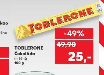 Kaufland Toblerone čokoláda nabídka