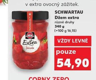 Kaufland Schwartau extra džem nabídka
