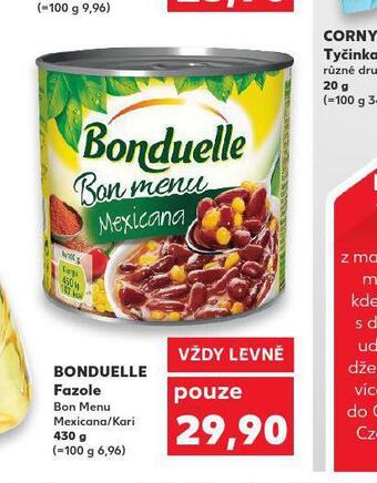 Kaufland Bonduelle fazole nabídka