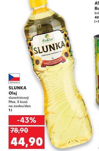 Kaufland Slunka olej nabídka