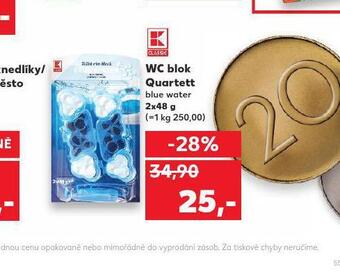 Kaufland Wc blok quartett nabídka