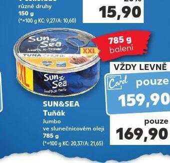 Kaufland Sun & sea tuňák nabídka