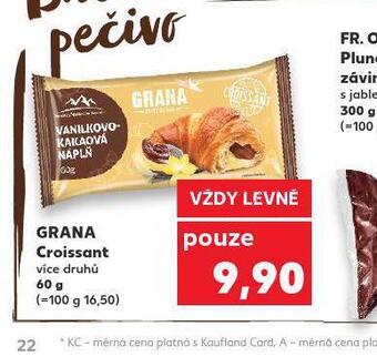 Kaufland Grana croissant nabídka