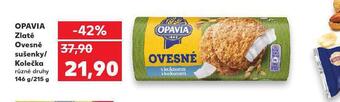 Kaufland Opavia zlaté ovesné sušenky / kolečka nabídka