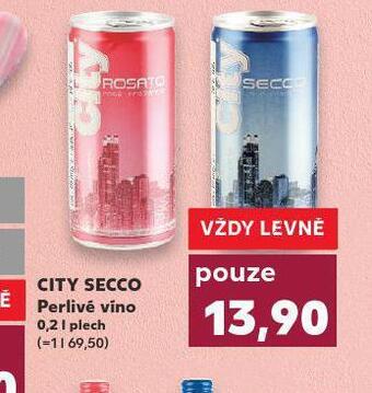 Kaufland City secco perlivé víno nabídka