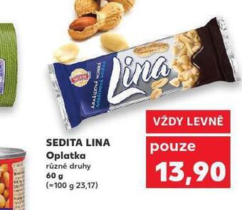 Kaufland Sedita lina oplatka nabídka