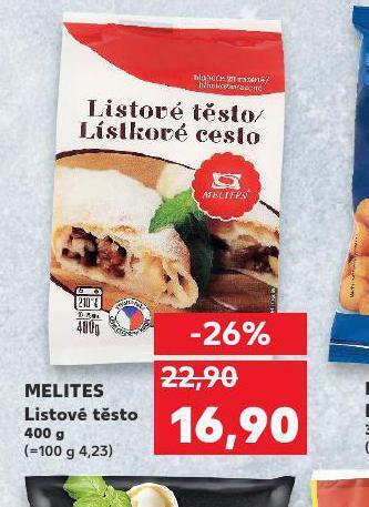 Kaufland Listové těsto nabídka