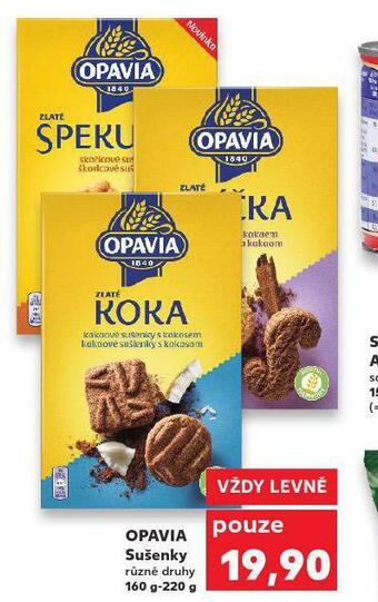 Kaufland Opavia sušenky nabídka