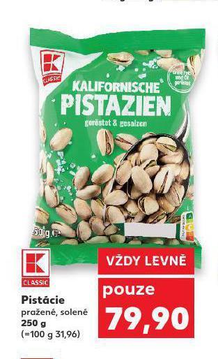 Kaufland Pistácie nabídka