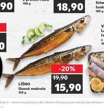 Kaufland Uzená makrela nabídka