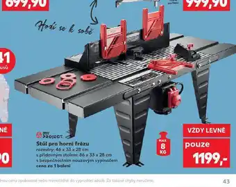 Kaufland Stůl pro horní frézku nabídka