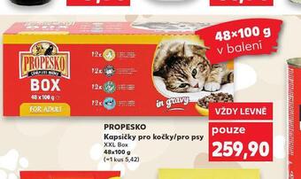 Kaufland Propesko kapsičky pro kočky nabídka