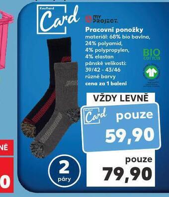 Kaufland Pracovní ponožky nabídka
