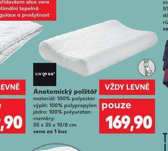 Kaufland Anatomický polštář nabídka