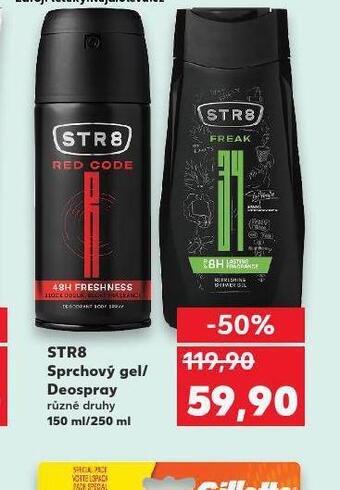 Kaufland Str8 sprchový gel nabídka