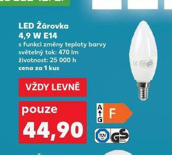 Kaufland Led žárovka nabídka