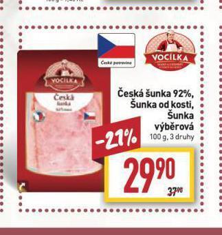 Billa Šunka výběrová nabídka