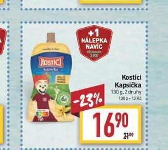 Billa Kostíci kapsička nabídka