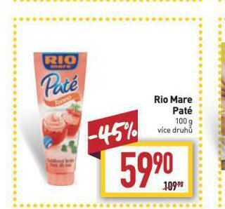 Billa Rio mare paté nabídka