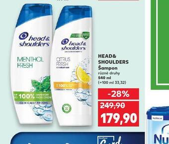 Kaufland Head&shoulders šampon nabídka