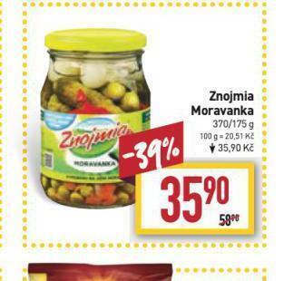 Billa Znojmia moravanka nabídka
