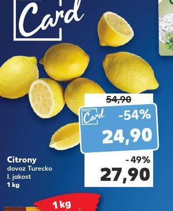 Kaufland Citrony nabídka