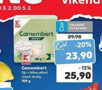 Kaufland Camembert nabídka