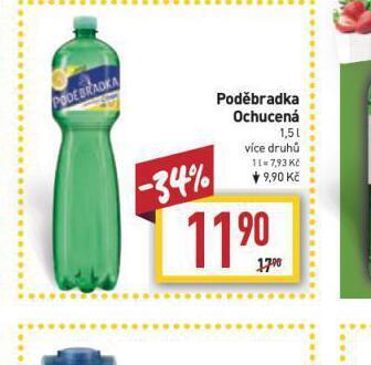 Billa Poděbradka ochucená nabídka