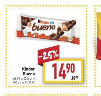 Billa Kinder bueno nabídka
